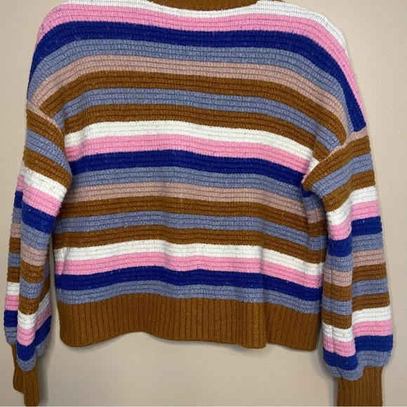 MADEWELL Striped Springview Cardigan Sweater in Coziest Yarn Size XS - Picture 8 of 12